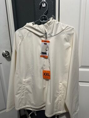 32 Degrees Cream Hooded Utility Jacket - XXL
